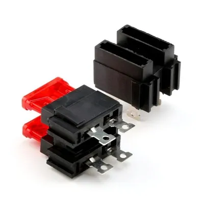 Doppju Slots PCB Mount Blade Fuse Holder